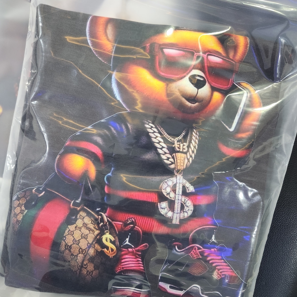 Stylish Bear Graphic Tee